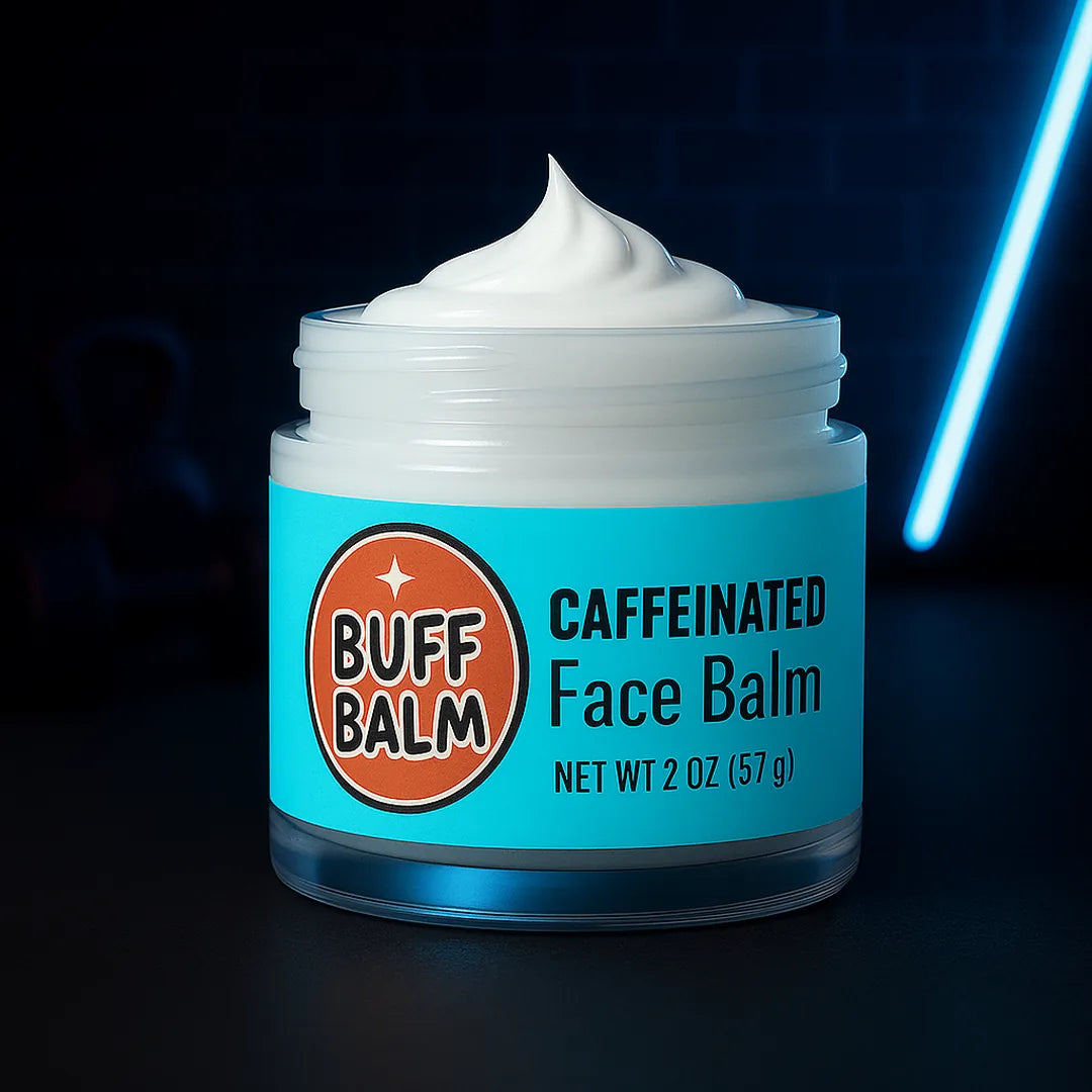 Buff Balm Caffeinated Face Balm, 2 oz jar
